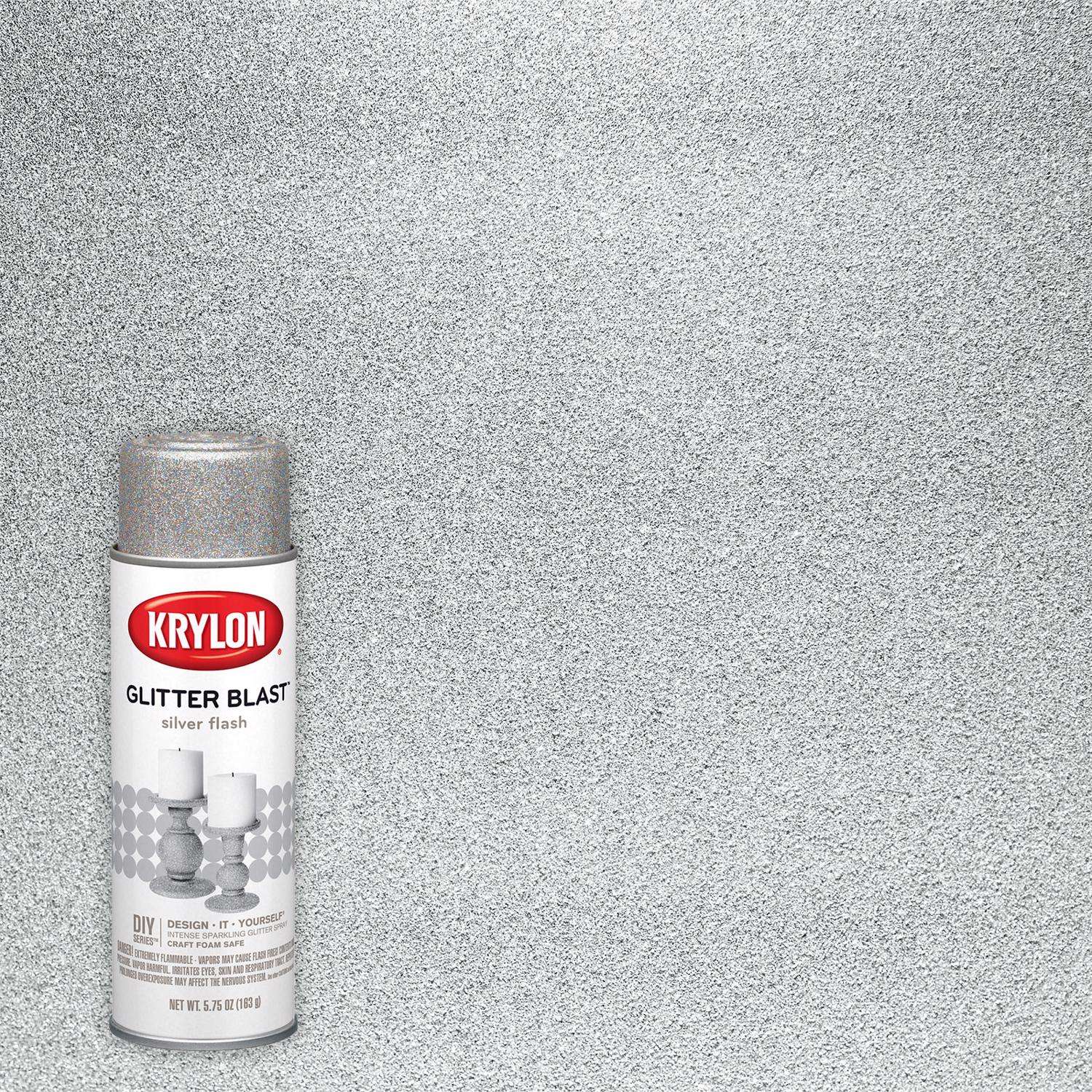 Krylon Glitter Blast Silver Flash Spray Paint 5.75 oz Ace Hardware