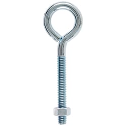 Hampton 5/16 in. X 4 in. L Zinc-Plated Steel Eyebolt Nut Included