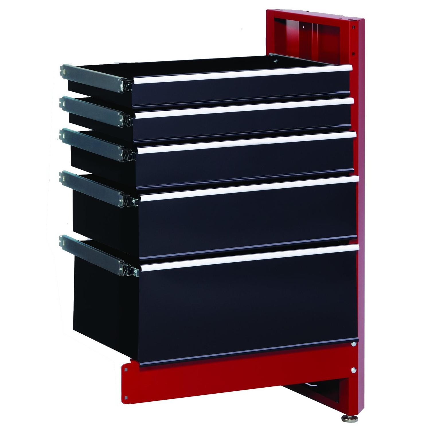 Upc 721615185332 5 Drawer Workbench Module Red Black