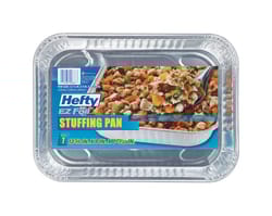 Hefty EZ Foil 9 in. W X 13 in. L Roaster Pan Silver