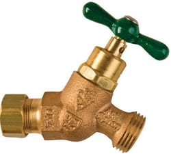 Arrowhead 1/2 in. Compression Hose Anti-Siphon Brass Bibb