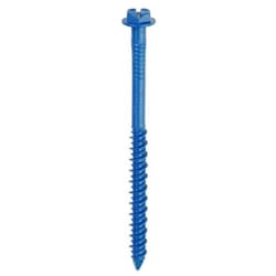 Tapcon 1/4 in. in. X 4 in. L Slotted Hex Washer Head High/Low Concrete Screws