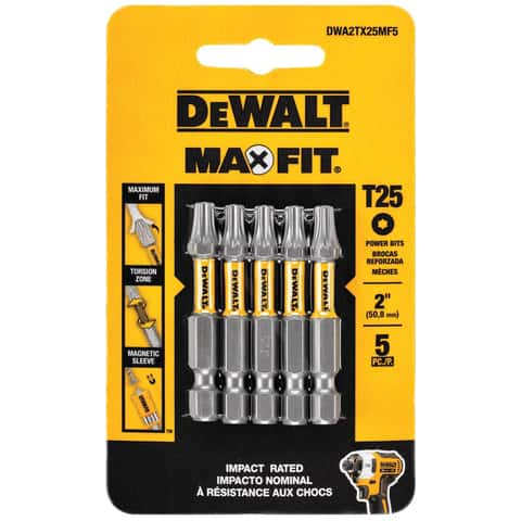 DeWalt MaxFit 50 Piece Impact Screwdriving Bit Set & Right Angle  Attachment- NEW