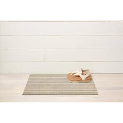 Chilewich 18 in. W X 28 in. L Pastel Stripe PVC Vinyl Door Mat