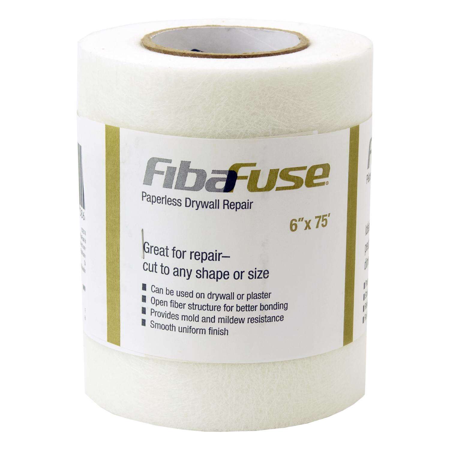SaintGobain ADFORS FibaFuse Paperless 75 ft. L X 6 in. W White Wall