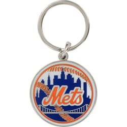 HILLMAN MLB Metal Silver Split Ring Keychain