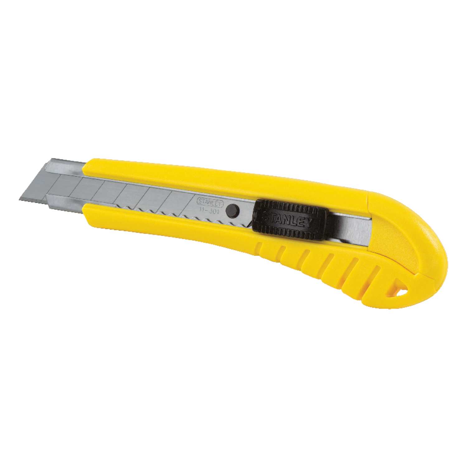 Stanley 6-3/4 in. Retractable Snap Knife Black/Yellow 1 pk - Ace Hardware