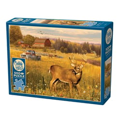 Cobble Hill Deer Field Jigsaw Puzzle 500 pc