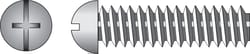 HILLMAN No. 6-32 X 2-1/2 in. L Combination Round Head Zinc-Plated Steel Machine Screws 100 pk