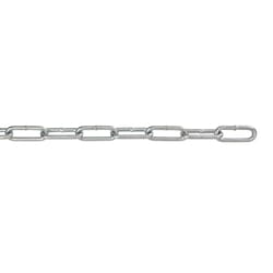 Baron 2/0 Straight Link Carbon Steel Coil Chain 0.18 in. D X 225 ft. L