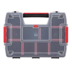 Craftsman 8.5 in. W X 2.5 in. H X 11.5 in. D Storage Organizer Plastic 10 compartments Black/Red