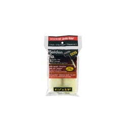 Wooster Golden Flo Fabric 4.5 in. W X 3/8 in. Trim Paint Roller Cover 2 pk