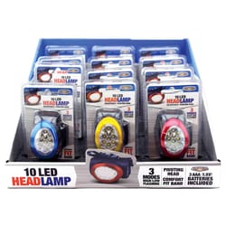 Blazing LEDz Assorted LED Head Lamp AAA Battery