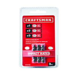 Craftsman M2 High Speed Steel Double-Ended Screw Extractor Set 3 pc