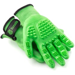 HandsOn Green All Pets Grooming Gloves