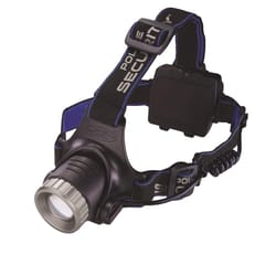 Police Security Blackout 615 lm Black LED Head Lamp AA Battery