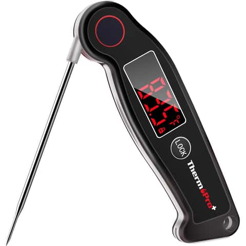 Grill Tech Instant Read Meat Thermometer for Grill and Cooking. Superior  Waterproof Lightning Fast Digital Thermometer with Backlight & Calibration.