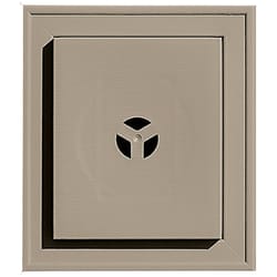 Builders Edge 8 in. H X 1-1/2 in. L Prefinished Clay Vinyl Mounting Block