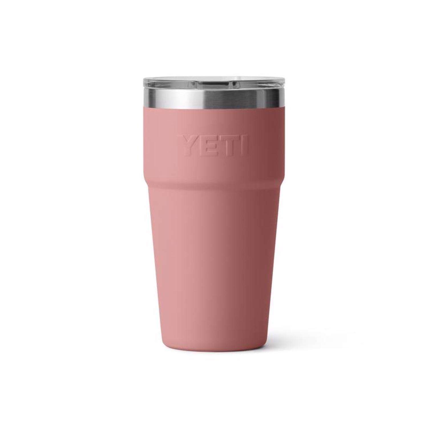 バーベキュー・調理用品 YETI Rambler 20oz PINK LE Yeti Rambler Power Pink Tumbler - Stylish, Splash Resistant