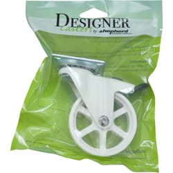 Shepherd Hardware Designer 3 in. D Swivel Polyurethane Caster 100 lb 1 pk