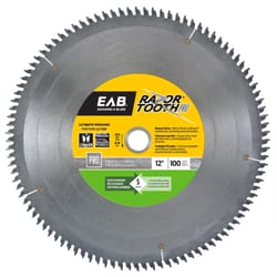 Exchange-A-Blade RazorTooth 12 in. D X 1 in. Professional Carbide Finishing Saw Blade 100 teeth 1 pk