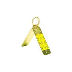 Safety Works Steel Reusable Roof Anchor 400 lb. cap. Yellow 1 pc