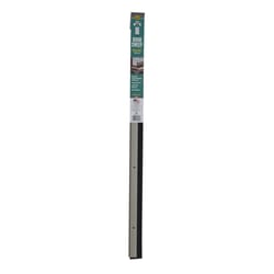 M-D BUILDING PRODUCTS Satin Nickel Aluminum/Vinyl Sweep For Doors 36 in. L X 2.13 in.