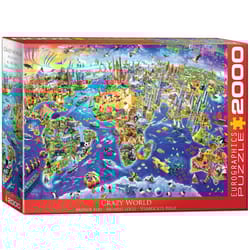 Eurographics Crazy World Jigsaw Puzzles Multicolored 2000 pc