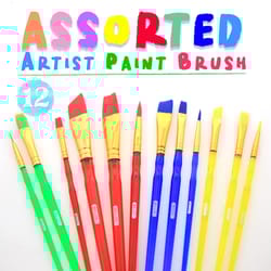 Bazic Products Assorted Paint Brush Set