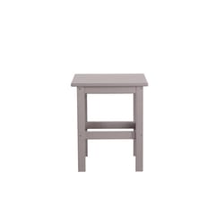 Durogreen Gray Square HDPE Classic Side Table