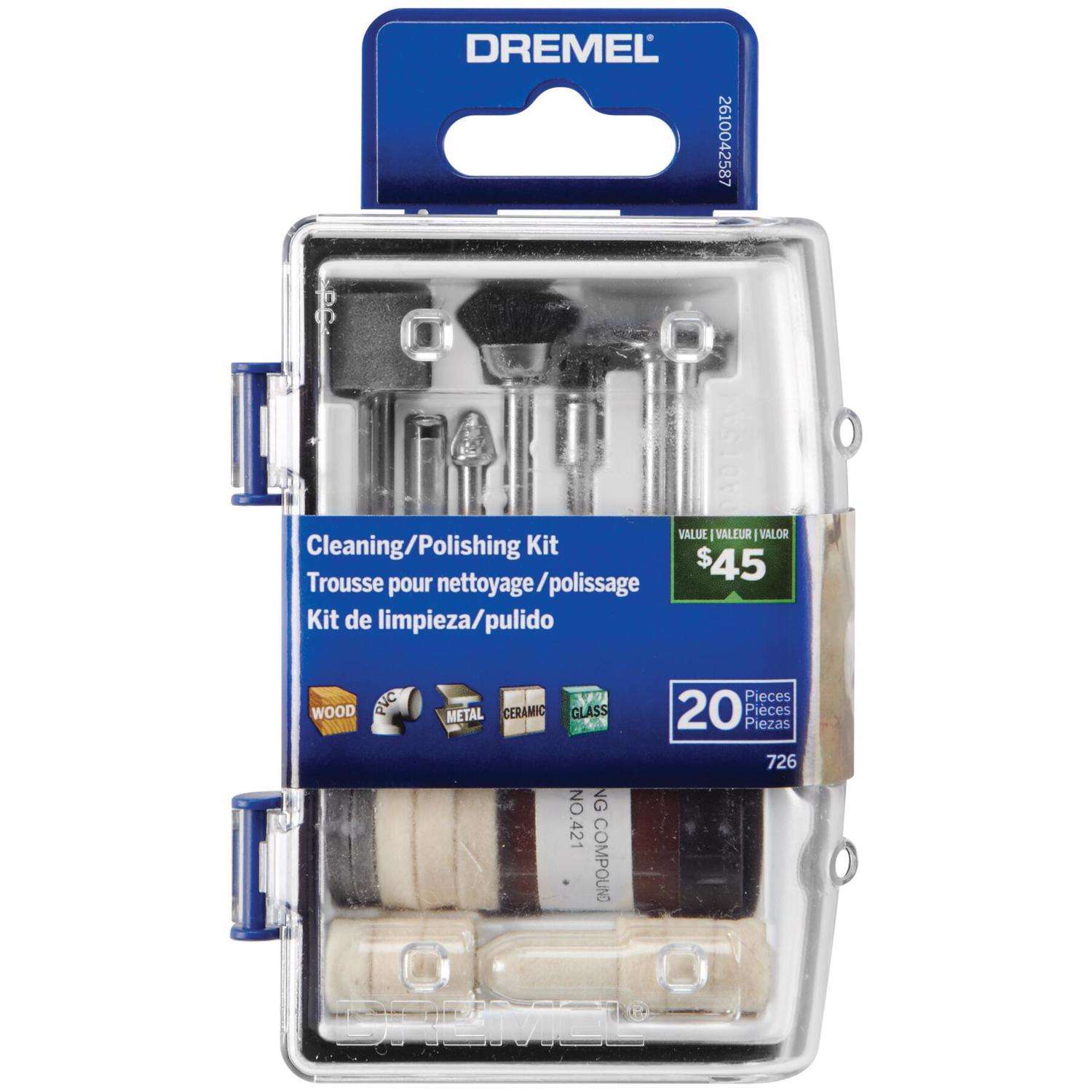 Dremel Cleaning And Polishing Moto Tool Kit 20 pc Ace Hardware