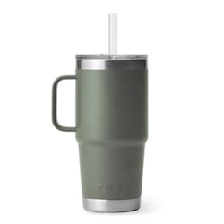 YETI Rambler 25 oz Camp Green BPA Free Straw Mug