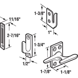 Prime-Line White Die-Cast Zinc Casement Lock 1 pk