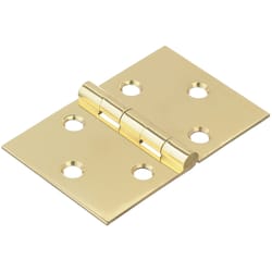 Ace 2 in. W X 3-1/16 in. L Polished Brass Brass Desk Hinge 2 pk