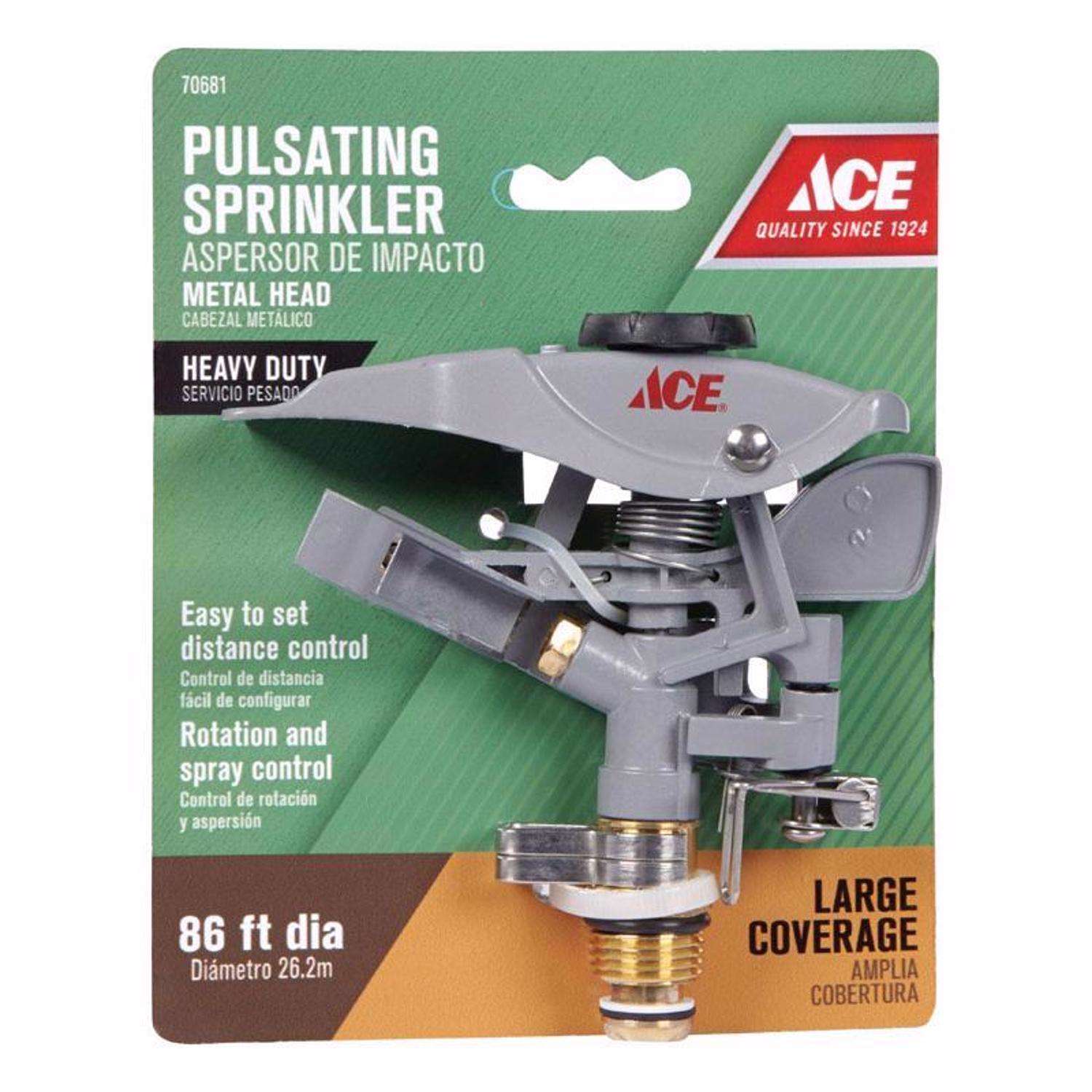 Ace Metal Impulse Sprinkler Head 5700 sq ft Ace Hardware