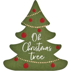 P. Graham Dunn Multicolored Oh Christmas Tree Sign 3.5 in.