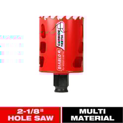 Diablo Snap-Lock Plus 2-1/8 in. Carbide Tipped 2-3/8 in. L X 3/8 in. D Hole Saw