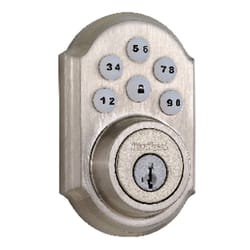 Kwikset Smartcode 917 Satin Nickel Metal Electronic Touch Pad Entry Lever Ace Hardware