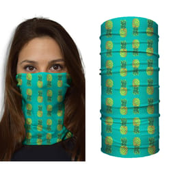 John Boy Pineapple Tubular Seamless Bandana Turquoise One Size Fits All