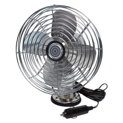 RoadPro 12 V Silver Fan 1 pk