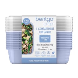 Bentgo 32 oz Periwinkle Meal-Prep Container 10 pk
