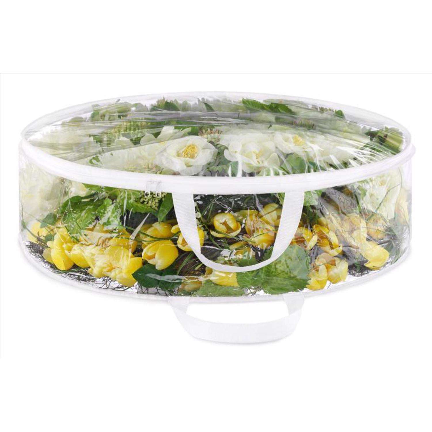 Whitmor Clear Wreath Storage Bag 8 in. H X 30 in. W X 30 in. D Ace