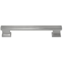 MNG Park Avenue Traditional Bar Cabinet Pull 7-1/16 in. Satin Nickel Silver 1 pk
