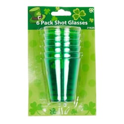 Chef Craft Green Plastic Shot glass 2 oz