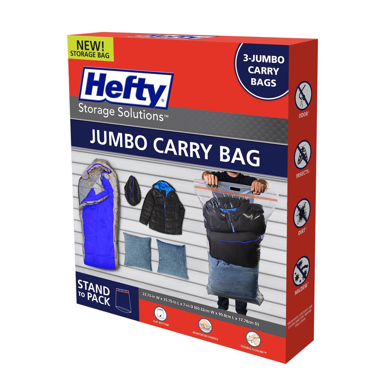 Hefty Clear Jumbo Carrying Bag Ace Hardware