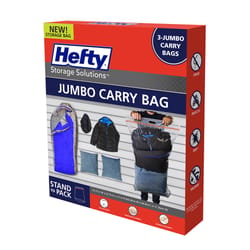 Hefty Clear Jumbo Carrying Bag