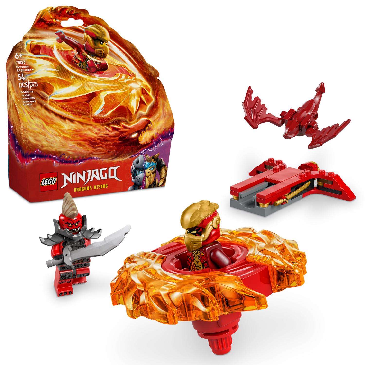 ぴれ LEGO Ninjago Kai's Dragon Spinjitzu Spinner Building Set
