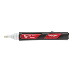 Milwaukee INKZALL White Liquid Paint Marker 1 pk