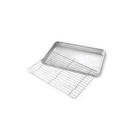 USA Pan 9 in. W X 12-1/2 in. L Bake Set Gray 2 pk