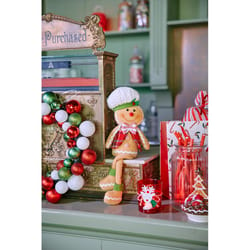 Decoris Gingerbread Boy/Girl Figure Indoor Christmas Decor 15.75 in.